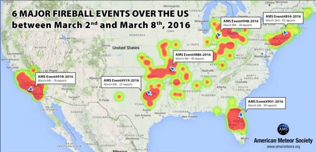 Click to enlarge AMS fireballs