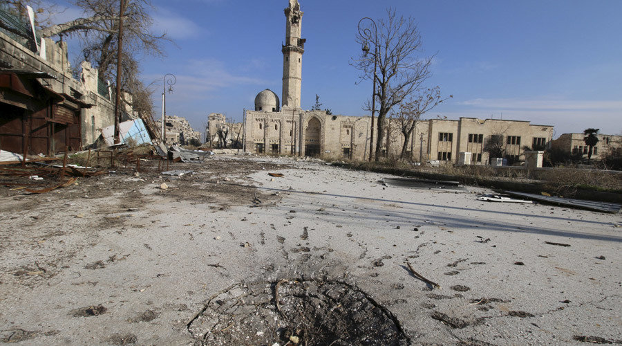 Click to enlarge Syrian al-Atroush mosque destruction