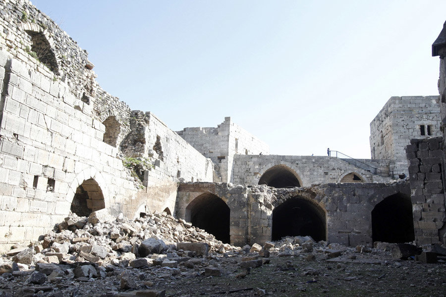 Click to enlarge Crac des Chevaliers fortress