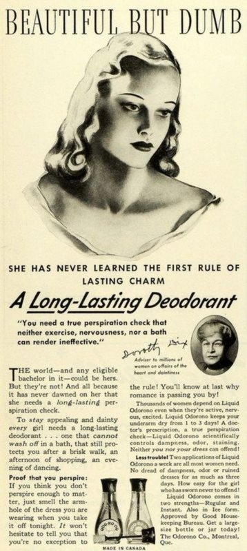 deodorant ad