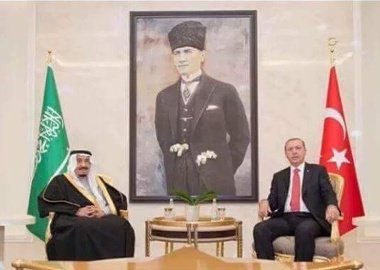 Click to enlarge erdogan saudi king