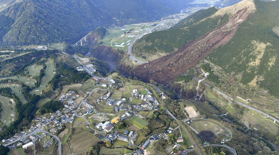 Click to enlarge Japan landslide April 2016