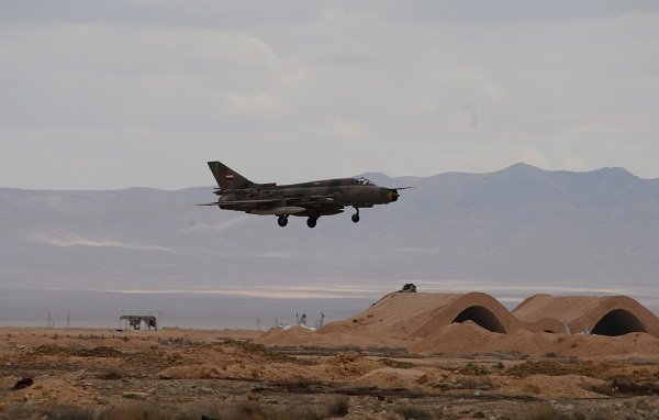 An aircraft of the Syrian Arab Army (SAA) Air Force