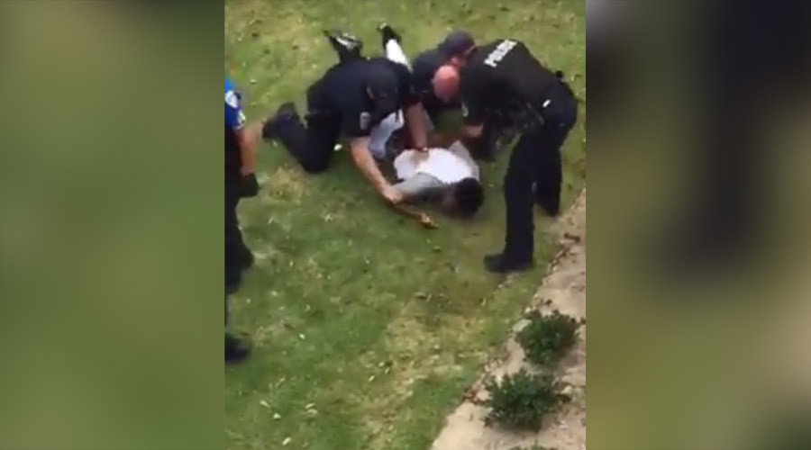 cop beating teen