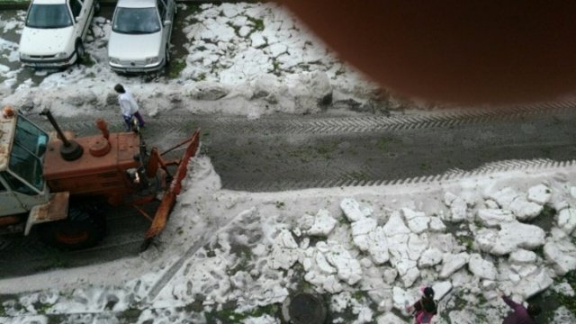  Severe hailstorm in Lovech