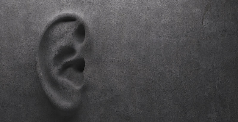 ear in wall