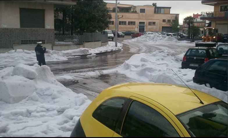 extreme hailstorm in Italy