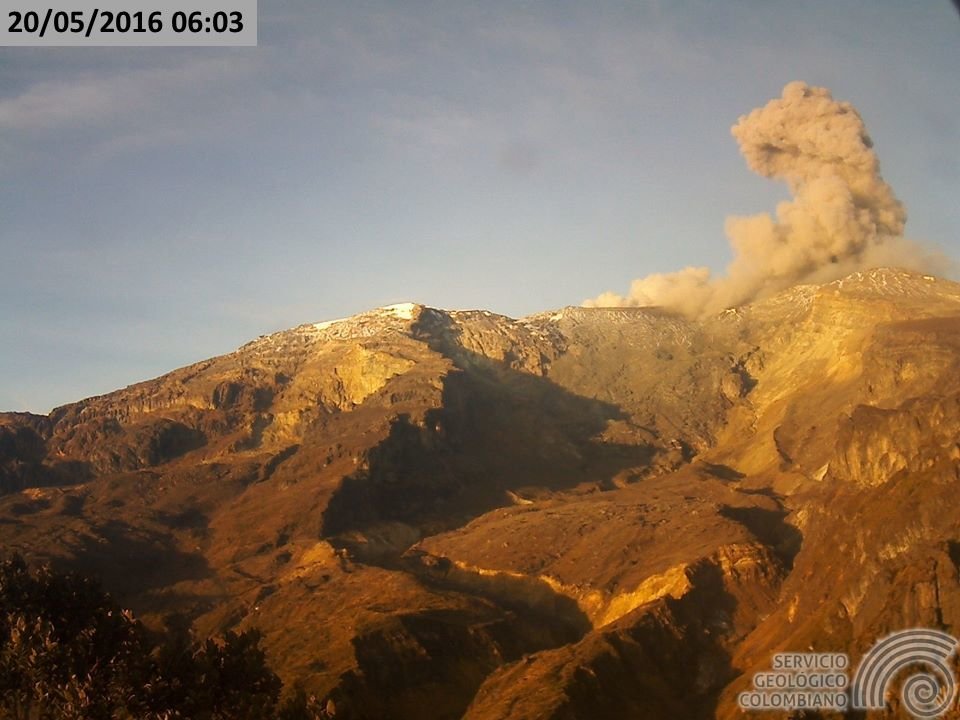 Nevado Del Ruiz eruption