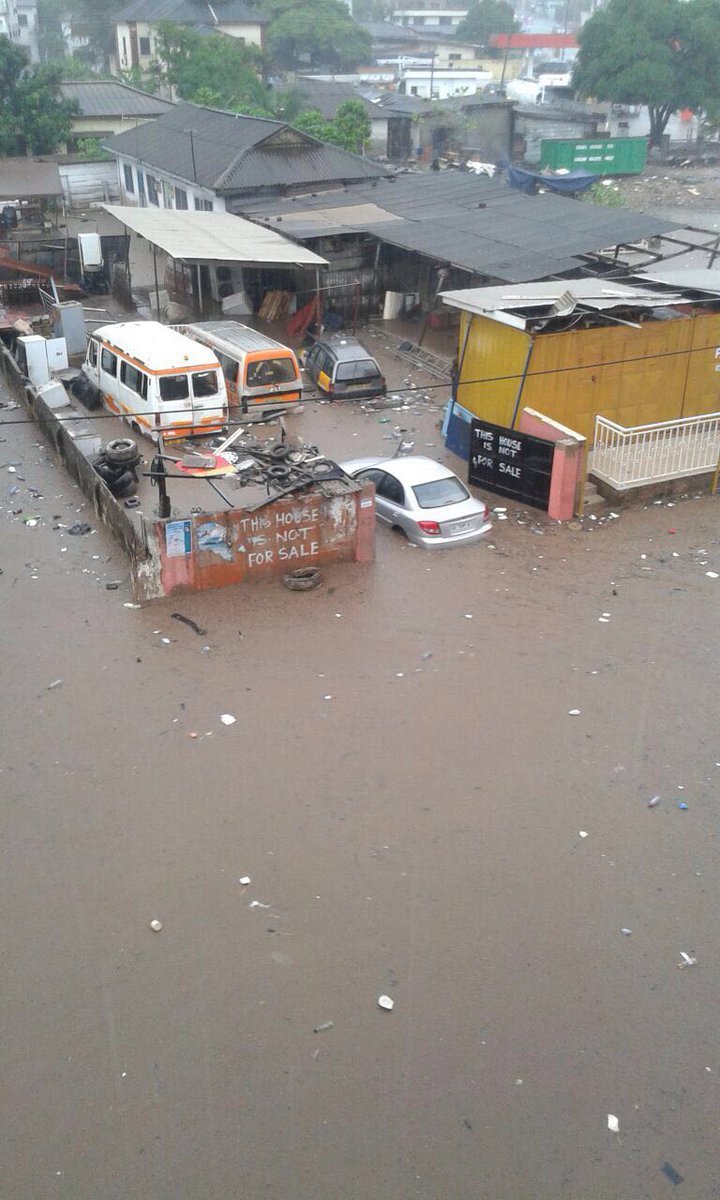 floods all over Accra. 