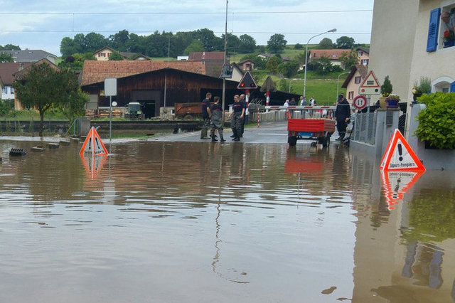 The village of Buix suffered on Tuesday. 
