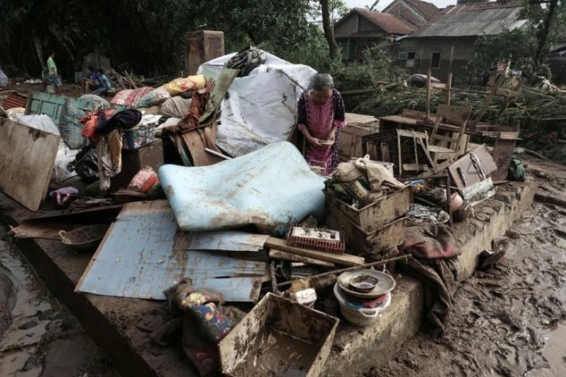 Landslides and flooding in Indonesia
