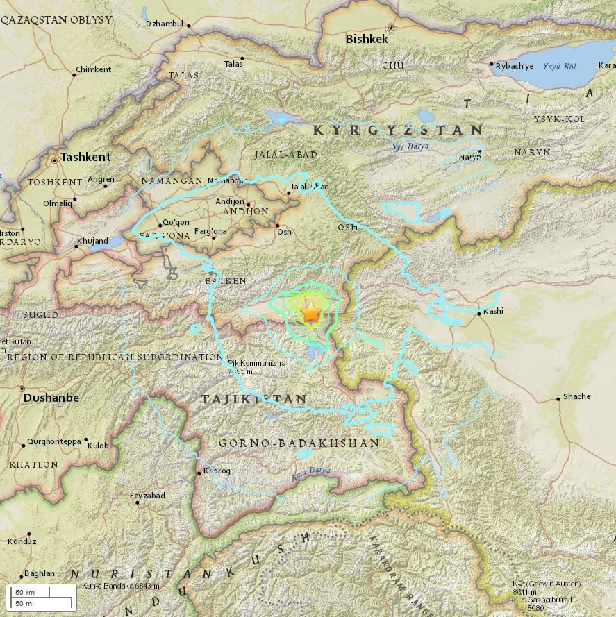 Kyrgyzstan earthquake