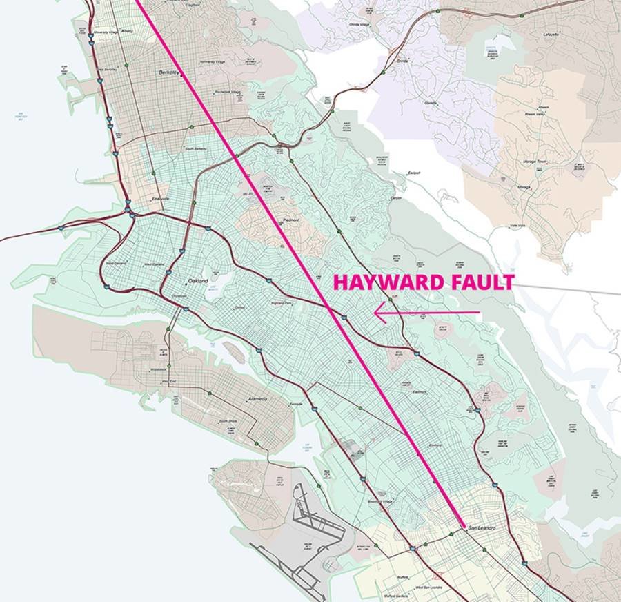 haywood fault earthquake San Francisco
