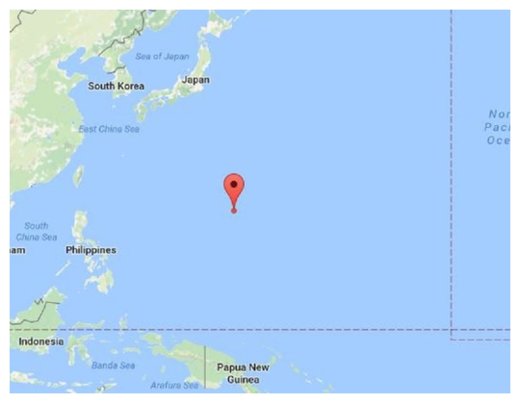 Click to enlarge Earthquake Northern Mariana Islands
