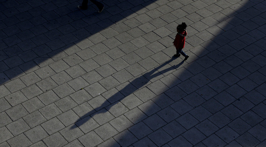 Child walking alone
