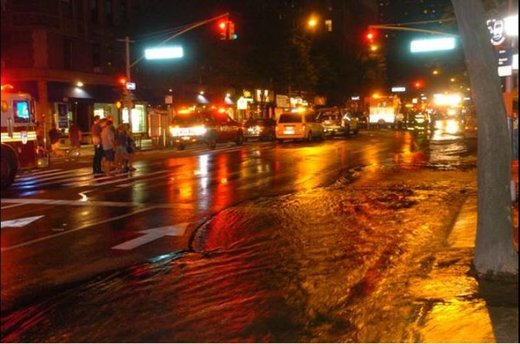 Click to enlarge NYC sinkhole water main break