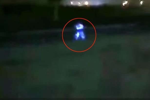 Anthony Choy claims he chased a strange blue humanoid across a motorway in Peru 