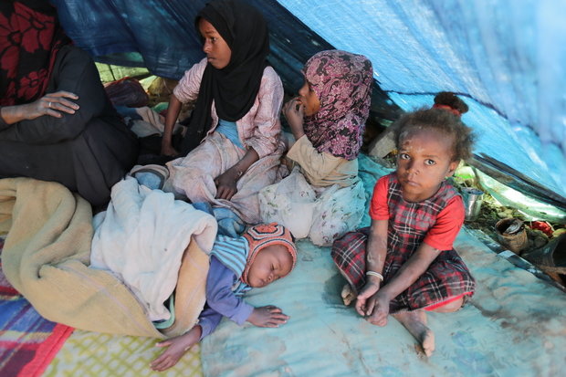 the Awbali family in yemeni camp