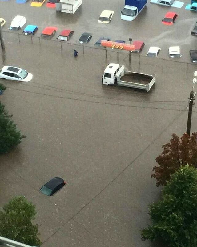 Heavy rain floods south Ukraine September 20th 2016