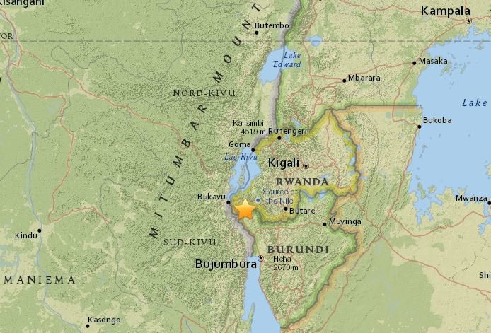 Click to enlarge DRC earthquake map