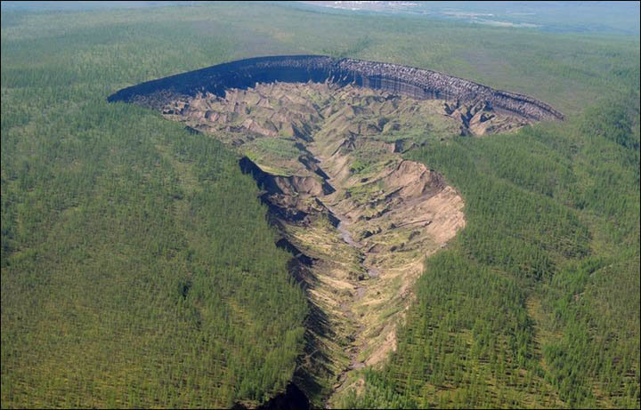 Batagaika crater, Siberia