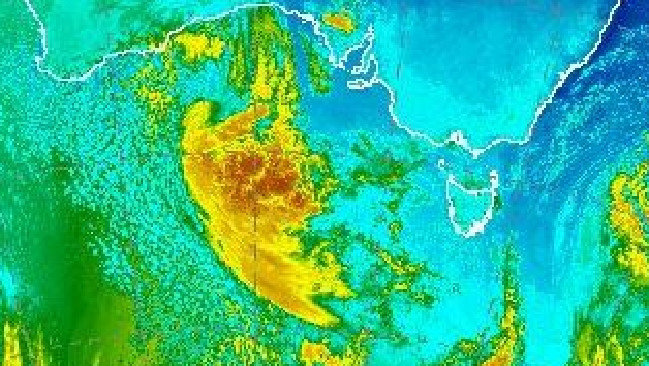 Australia low pressure chart