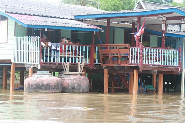 Water up to 1.5 metres deep is flooding villages in six districts of Ayutthaya province, with two more districts preparing for similar flooding