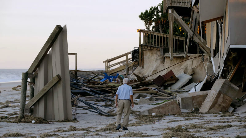 Click to enlarge Hurricane Matthew damage