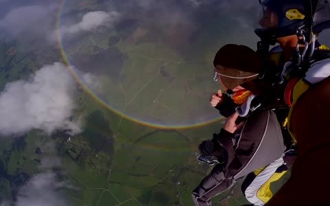 360-degree double rainbow