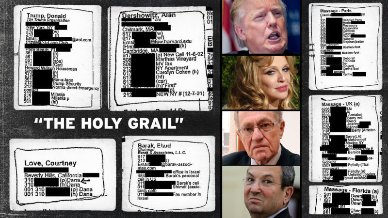 The Holy Grail: Epstein's little black book revealed -- Puppet Masters