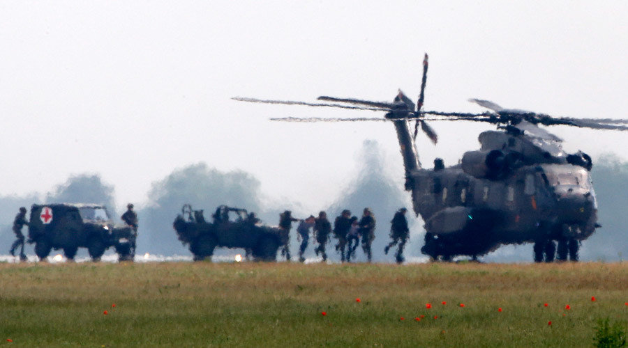 NATO helicopter