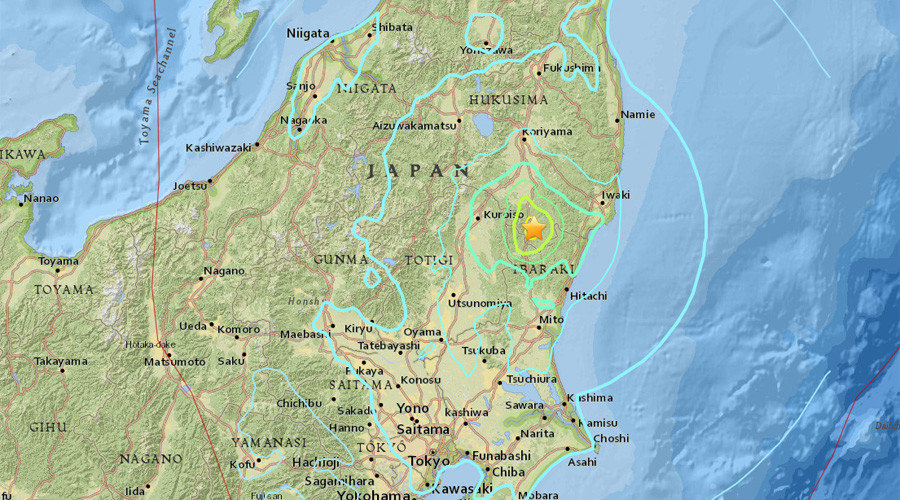Ibaraki earthquake