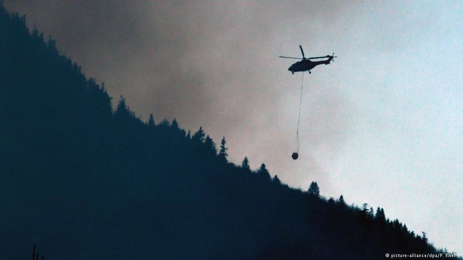 Switzerland winter forest fires still going despite 'Arctic outbreak' - It's climate change, but not as we know it