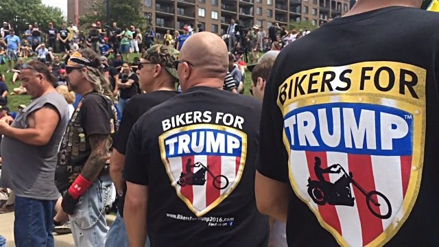Bikers for Trump ready to stand up to protesters