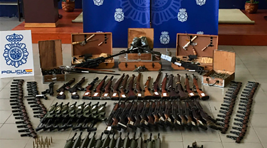 'Capable of shooting down aircraft': Spanish police seize €10mn worth of black market weapons sold throughout Europe