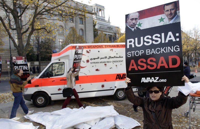 Avaaz Russia propaganda Putin Syria