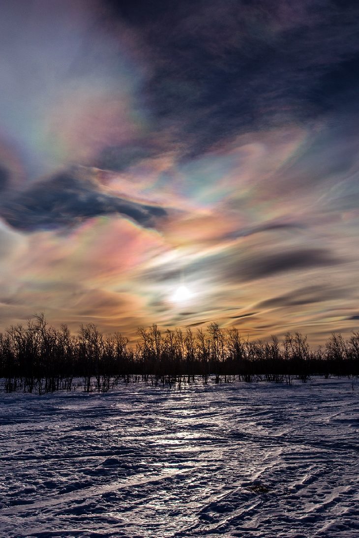 Polar stratospheric clouds in Sweden