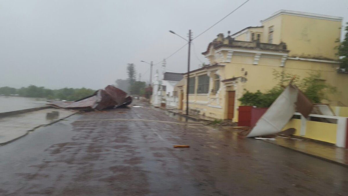 Click to enlarge tropical cyclone batters Mozambique