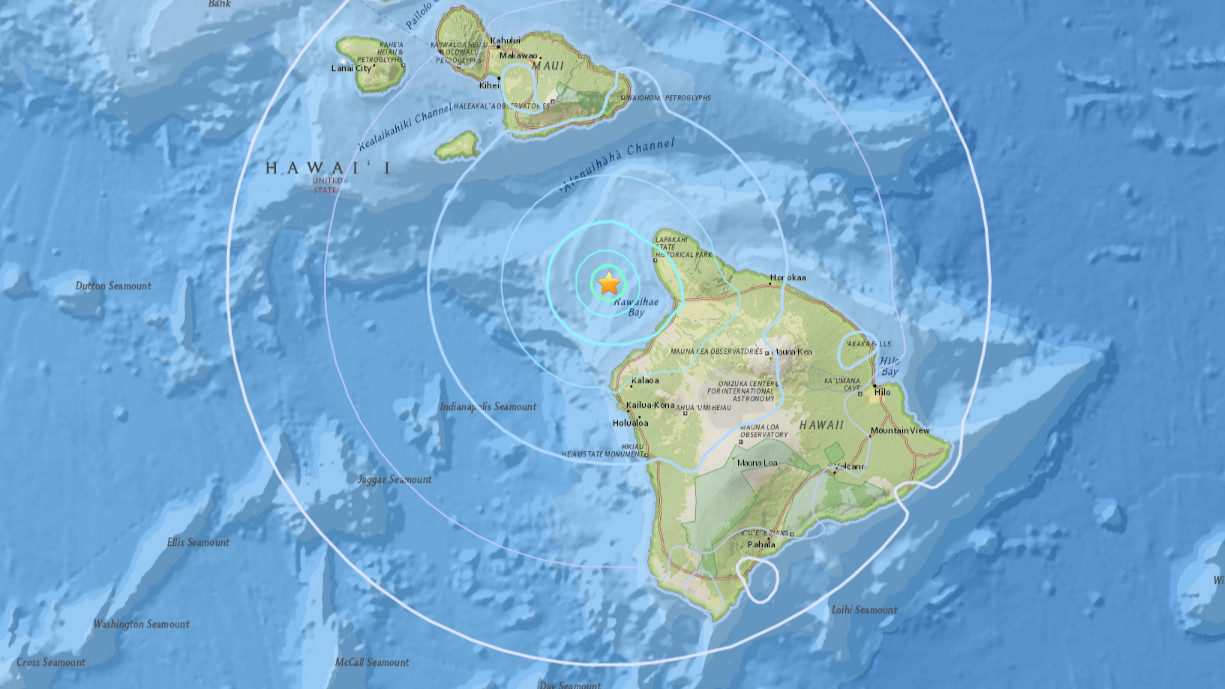 earthquake hawaii