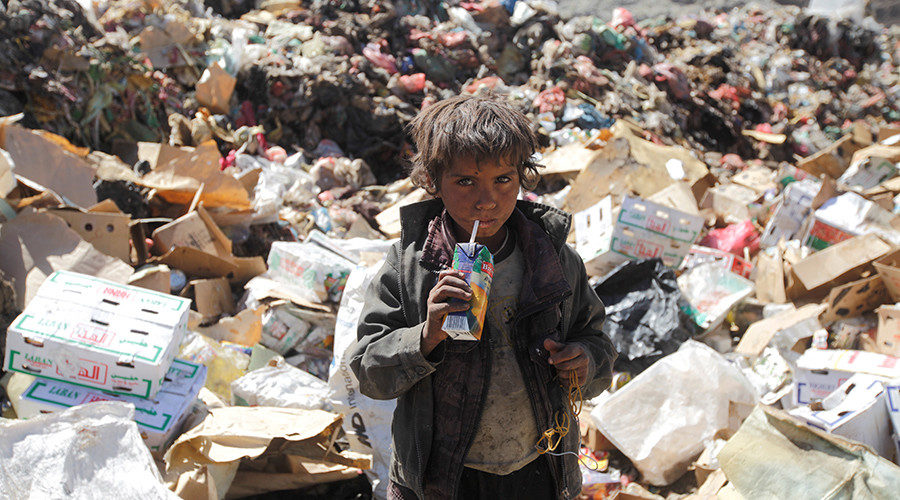 Yemen child kid famine starvation