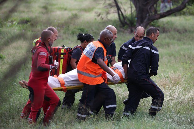 Click to enlarge A bodyboarder died after being bitten in the leg by a shark on the paradise island of Reunion