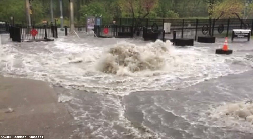Flash floods in New York