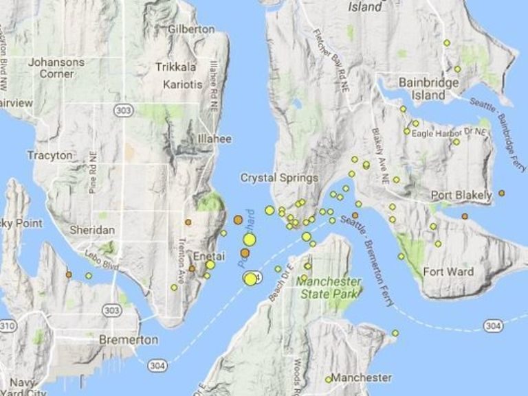 Bremerton earthquake swarm