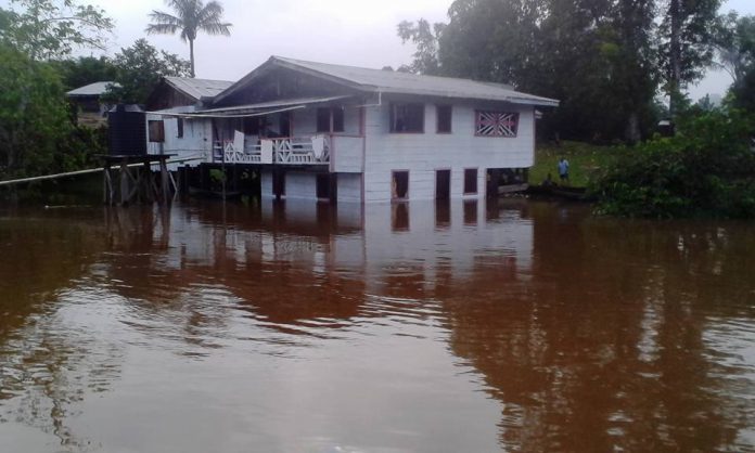 Floodwater in Guyana