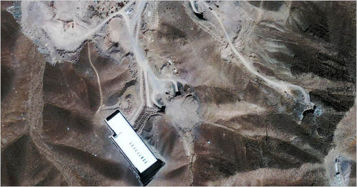 sat imagery of iran nuclear factory
