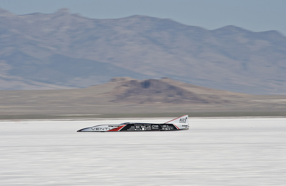 Click to enlarge The Buckeye Bullet, an electric car built by students
