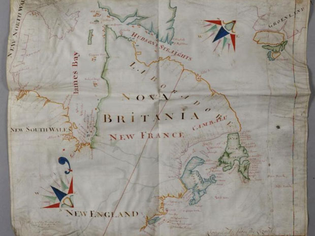 17th Century Canadian Map