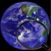 earth magnifying glass