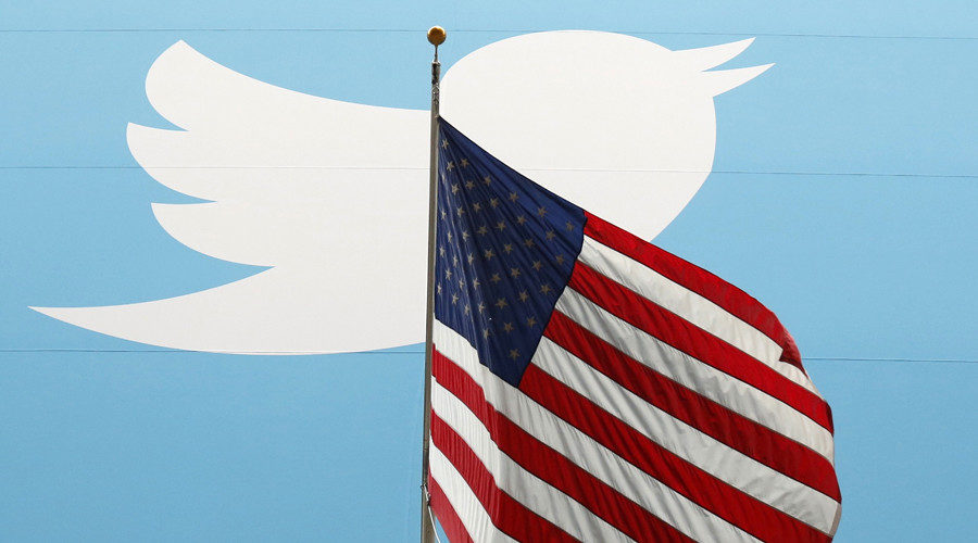 US Flag Twitter social media