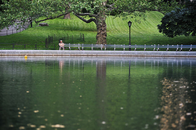 central park pond